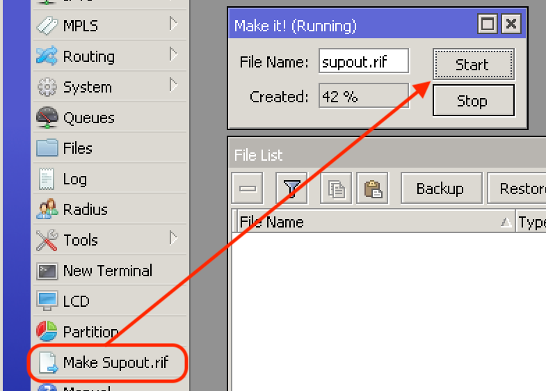 Viewing MikroTik supout.rif Files with MikroCloud